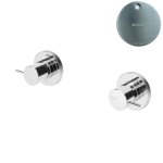 Bruma Leaf2 Bateria umywalkowa podtynkowa Satinox 1670107ST