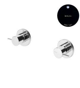 Bruma Leaf2 Bateria umywalkowa podtynkowa Night Sky 1670107NS