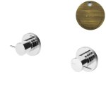 Bruma Leaf2 Bateria umywalkowa podtynkowa Old Brass / Vieux Laiton 1670107LE