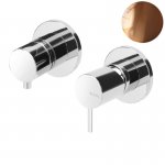 Bruma Leaf2 Bateria wannowo-natryskowa podtynkowa z 2 wyjściami Sunset 1673120SS