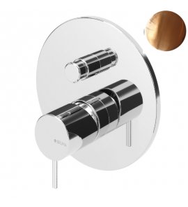 ---Bruma Leaf2 Bateria wannowo-natryskowa podtynkowa Sunset PVD 1671302PS