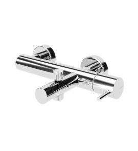 Bruma Leaf2 Bateria wannowo-natryskowa ścienna Chrom 1670302CR