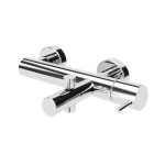 Bruma Leaf2 Bateria wannowo-natryskowa ścienna Chrom 1670302CR