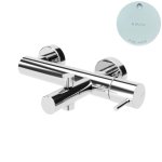 Bruma Leaf2 Bateria wannowo-natryskowa ścienna Pure White 1670302PW