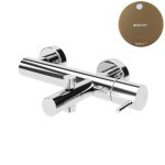 Bruma Leaf2 Bateria wannowo-natryskowa ścienna Sunset 1670302SS