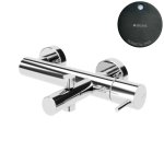 Bruma Leaf2 Bateria wannowo-natryskowa ścienna Gunmetal PVD 1670302GM