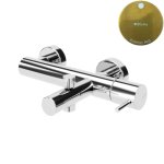 Bruma Leaf2 Bateria wannowo-natryskowa ścienna Sunrise PVD 1670302PR