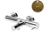 Bruma Leaf2 Bateria wannowo-natryskowa ścienna Sunset PVD 1670302PS