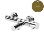 Bruma Leaf2 Bateria wannowo-natryskowa ścienna Gold PVD 1670302PO