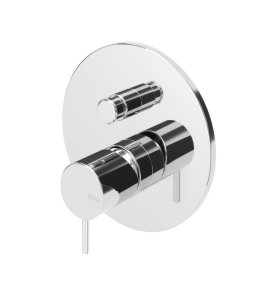 Bruma Leaf2 Bateria wannowo-natryskowa podtynkowa Chrom 1671302CR