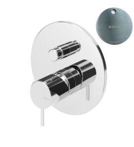 Bruma Leaf2 Bateria wannowo-natryskowa podtynkowa Satinox 1671302ST