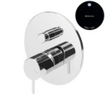 Bruma Leaf2 Bateria wannowo-natryskowa podtynkowa Night Sky 1671302NS