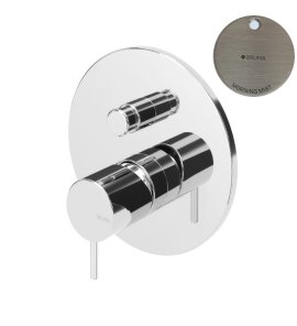 Bruma Leaf2 Bateria wannowo-natryskowa podtynkowa Morning Mist 1671302MM