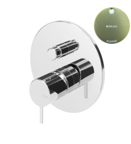 Bruma Leaf2 Bateria wannowo-natryskowa podtynkowa Sunrise 1671302SR