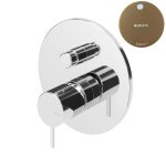 Bruma Leaf2 Bateria wannowo-natryskowa podtynkowa Sunset 1671302SS