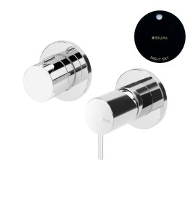 Bruma Leaf2 Bateria wannowo-natryskowa podtynkowa z 2 wyjściami Night Sky 1673120NS