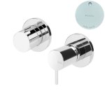 Bruma Leaf2 Bateria wannowo-natryskowa podtynkowa z 2 wyjściami Pure White 1673120PW