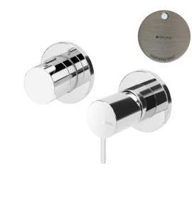 Bruma Leaf2 Bateria wannowo-natryskowa podtynkowa z 2 wyjściami Morning Mist 1673120MM