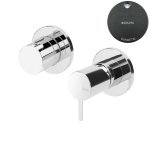 Bruma Leaf2 Bateria wannowo-natryskowa podtynkowa z 2 wyjściami Gunmetal 1673120MG