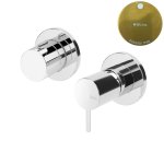 Bruma Leaf2 Bateria wannowo-natryskowa podtynkowa z 2 wyjściami Sunrise PVD 1673120PR