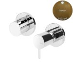 Bruma Leaf2 Bateria wannowo-natryskowa podtynkowa z 2 wyjściami Sunset PVD 1673120PS