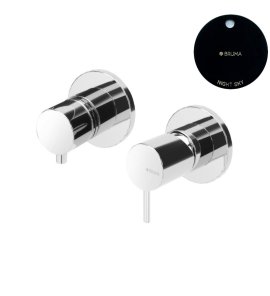 Bruma Leaf2 Bateria wannowo-natryskowa podtynkowa z 3 wyjściami Night Sky 1673124NS