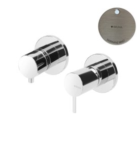 Bruma Leaf2 Bateria wannowo-natryskowa podtynkowa z 3 wyjściami Morning Mist 1673124MM