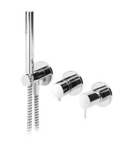 Bruma Leaf2 Bateria wannowo-natryskowa podtynkowa Chrom 1673116CR