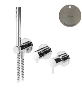 Bruma Leaf2 Bateria wannowo-natryskowa podtynkowa Morning Mist 1673116MM