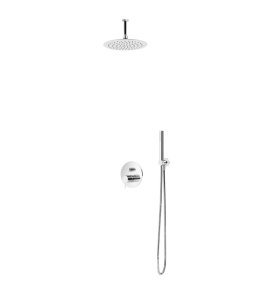 Bruma Leaf2 Zestaw natryskowa podtynkowy z deszczownicą Ø 230 mm Chrom 1675402CR