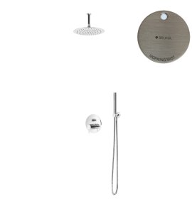 Bruma Leaf2 Zestaw natryskowa podtynkowy z deszczownicą Ø 250 mm Morning Mist 1675422MM