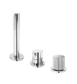 Bruma Leaf3 Bateria natryskowa stojąca z zestawem prysznicowym Chrom 1673000CR