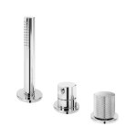Bruma Leaf3 Bateria natryskowa stojąca z zestawem prysznicowym Chrom 1673000CR