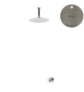 Bruma Leaf3 Bateria natryskowa podtynkowy z deszczownicą Ø 250 mm Morning Mist 1673700MM