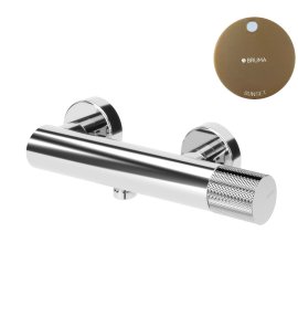 Bruma Leaf3 Bateria prysznicowa naścienna Sunset 1673122SS