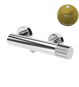 Bruma Leaf3 Bateria prysznicowa naścienna Sunrise PVD 1673122PR