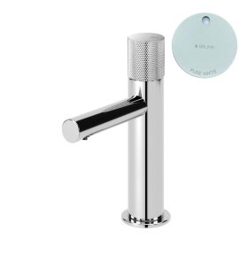 Bruma Leaf3 Bateria umywalkowa jednootworowa bez korka Pure White 1670009PW