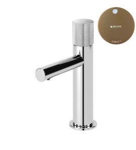 Bruma Leaf3 Bateria umywalkowa jednootworowa bez korka Sunset 1670009SS