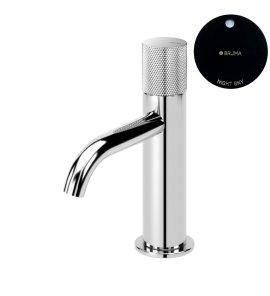 Bruma Leaf3 Bateria umywalkowa jednootworowa bez korka Night Sky 1670013NS