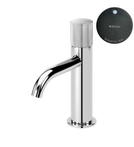 Bruma Leaf3 Bateria umywalkowa jednootworowa bez korka Gunmetal PVD 1670013GM