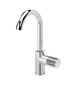 Bruma Leaf3 Bateria umywalkowa jednootworowa bez korka Chrom 1670015CR