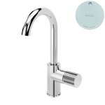 Bruma Leaf3 Bateria umywalkowa jednootworowa bez korka Pure White 1670015PW