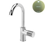 Bruma Leaf3 Bateria umywalkowa jednootworowa bez korka Sunrise 1670015SR