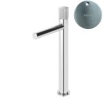 Bruma Leaf3 Bateria umywalkowa jednootworowa bez korka Satinox 1670018ST