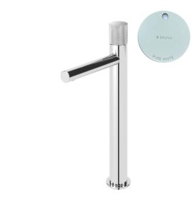 Bruma Leaf3 Bateria umywalkowa jednootworowa bez korka Pure White 1670018PW