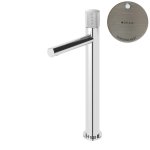 Bruma Leaf3 Bateria umywalkowa jednootworowa bez korka Morning Mist 1670018MM