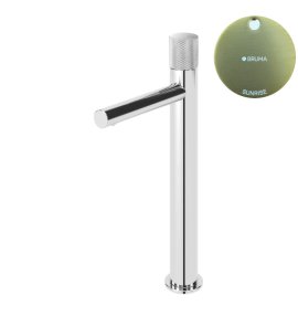 Bruma Leaf3 Bateria umywalkowa jednootworowa bez korka Sunrise 1670018SR