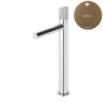 Bruma Leaf3 Bateria umywalkowa jednootworowa bez korka Sunset 1670018SS