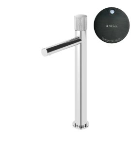 Bruma Leaf3 Bateria umywalkowa jednootworowa bez korka Gunmetal PVD 1670018GM