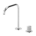 Bruma Leaf3 Bateria umywalkowa 2-otworowa bez korka, montowana na blacie Chrom 1670026CR